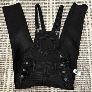 NWT Old Navy Washed Black Overalls, sz 4P